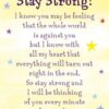 Stay strong Infused k2 jail paper (Greeting Cards)